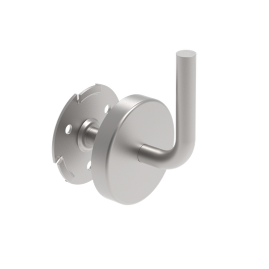 Handlaufhalter mit Cliprosette V2A, 70x2mm, 3 Bohrungen