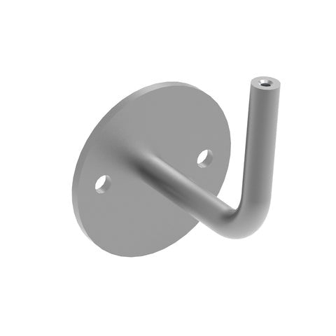 Handlaufhalter mit Innengewinde M5 V2A, 75x4mm, 2 Bohrungen