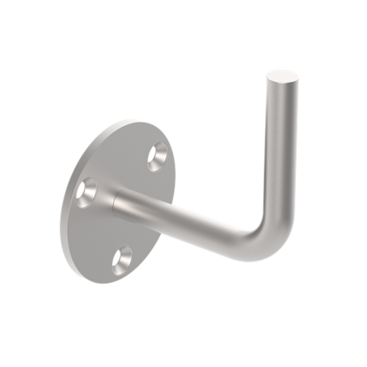 Handlaufhalter V2A, 66x4mm, 3 Bohrungen gesenkt