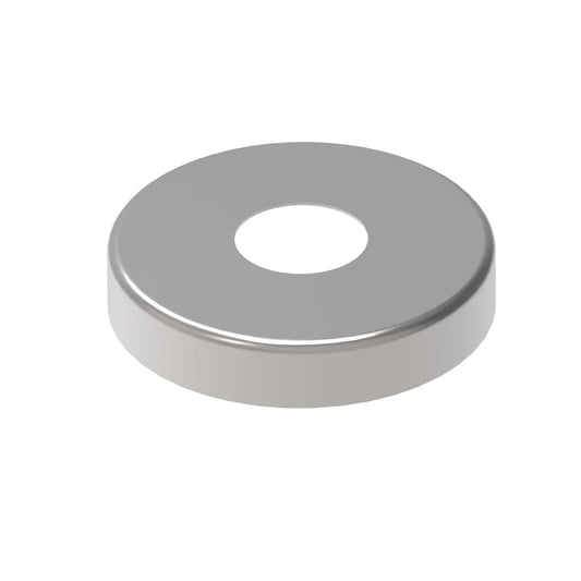 Edelstahl Abdeckrosette Rund V2A mit Mittelloch