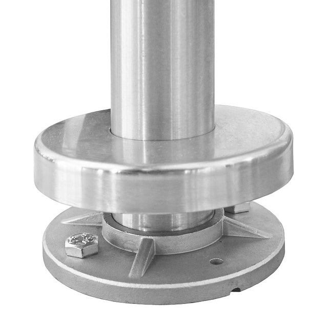 Edelstahl Abdeckrosette Rund V2A mit Mittelloch
